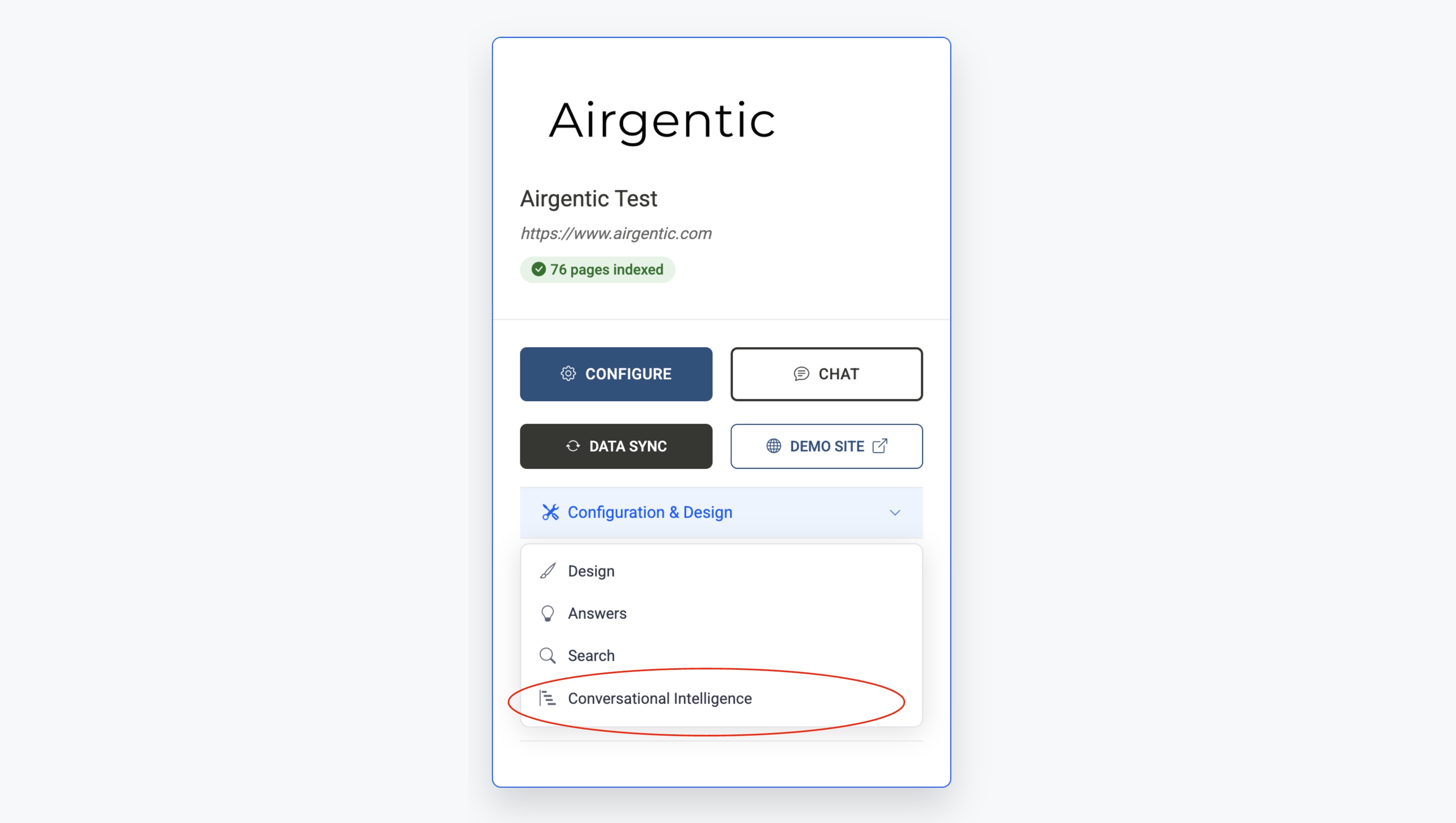 UI Design screen